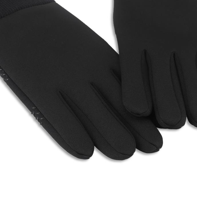 totes toasties® Mens Thermal Lined SmartTouch Gloves Black Extra Image 4